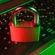 A locked padlock resting on a laptop keyboard, symbolizing security and account management.
